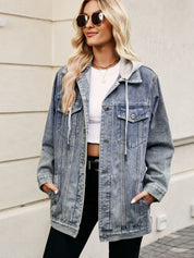Women's Classic Slim Fit Lapel Denim Coat