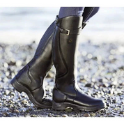 Tall Side-Buckle Field Boots