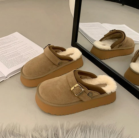 Platform Buckle Clogs