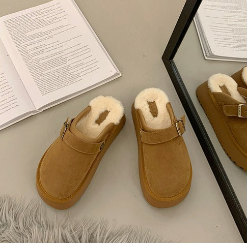 Platform Buckle Clogs