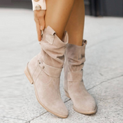 Slouch Strap Mid Boots