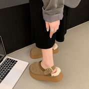 Platform Buckle Clogs