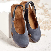 Cutout Slingback Flats