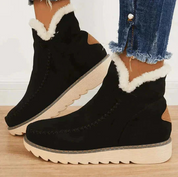 Faux Shearling Ankle Boots