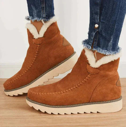 Faux Shearling Ankle Boots