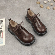 Classic Brown Lace-Up Shoes