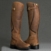 Tall Buckle Riding Boots