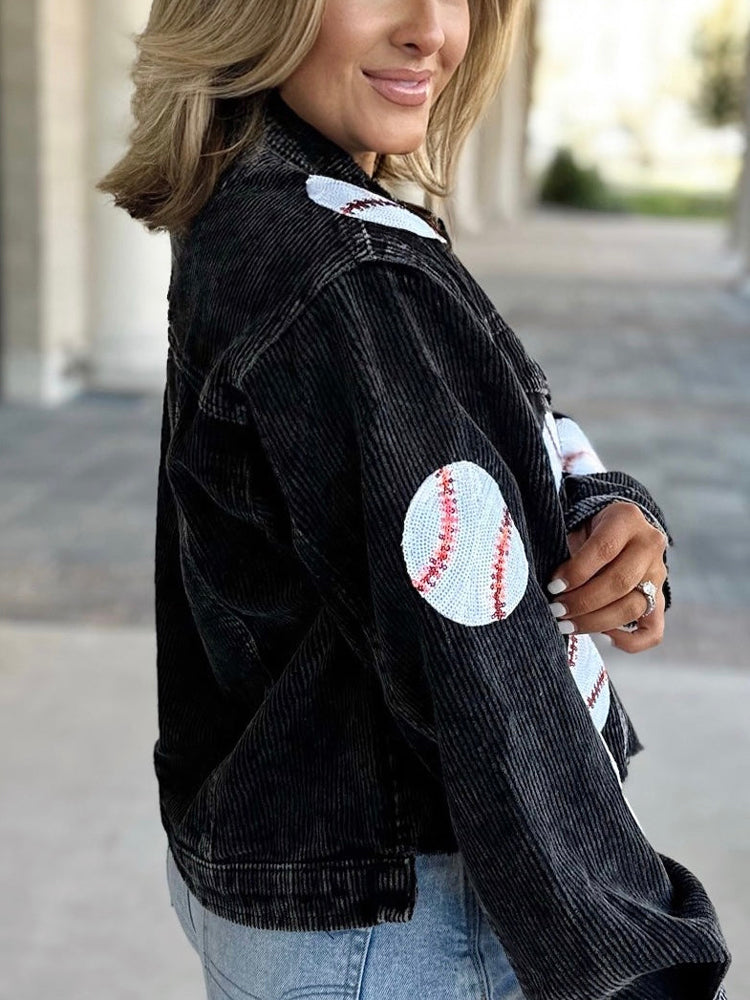 Women's Baseball Gameday Corduroy Jacket