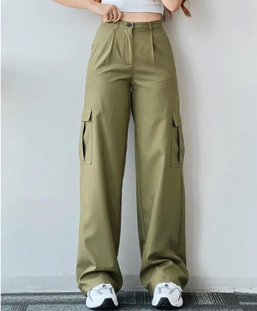 AYLA | Women's cargo jeans with pockets