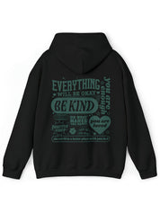 Aesthetic Everything Will Be Okay Positive Mental Health Hoodie