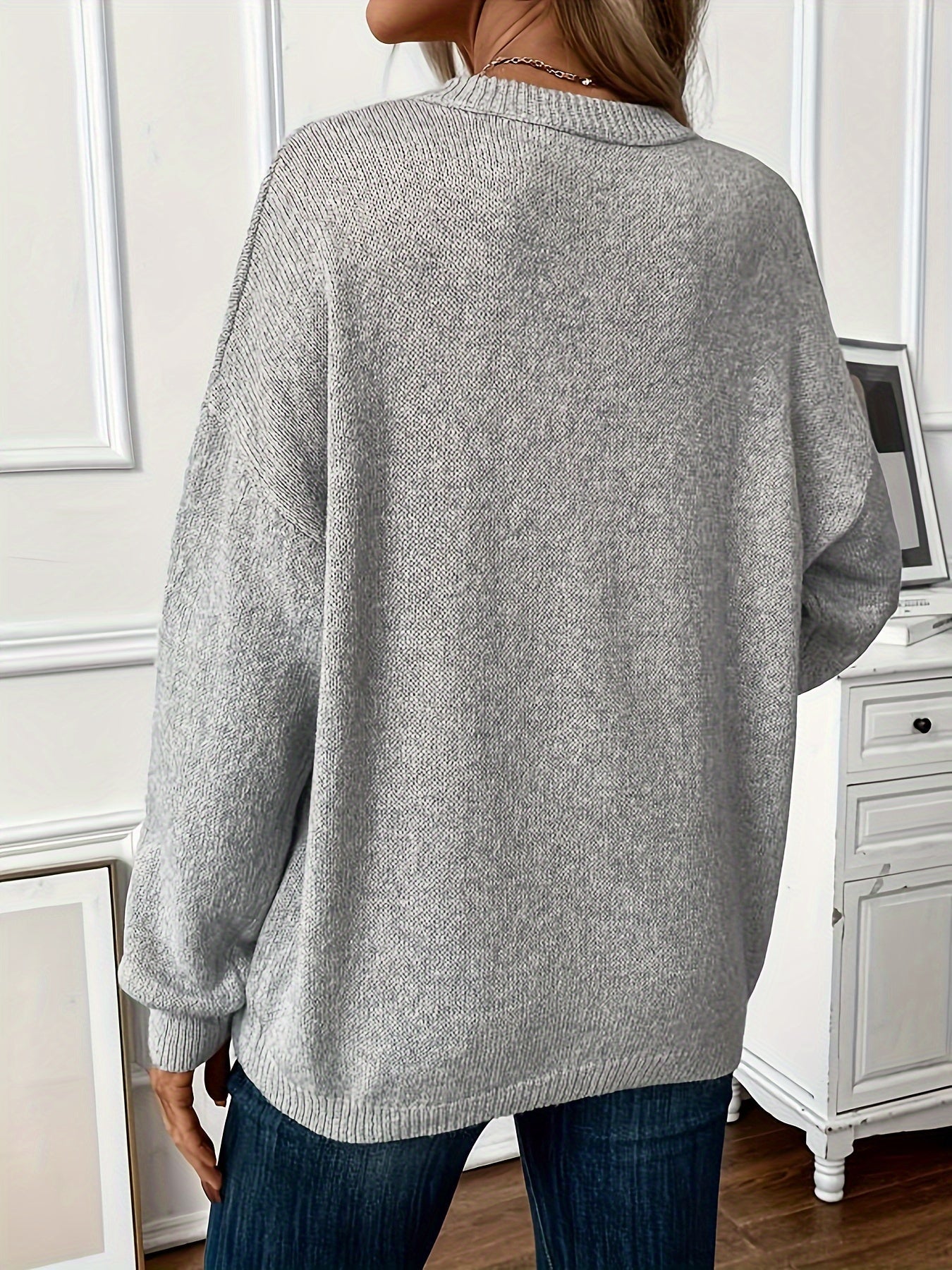 Aurora | Button-Detail Knit Top