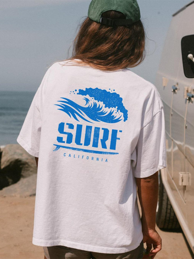 Womens Surf California Graphic Shirts
