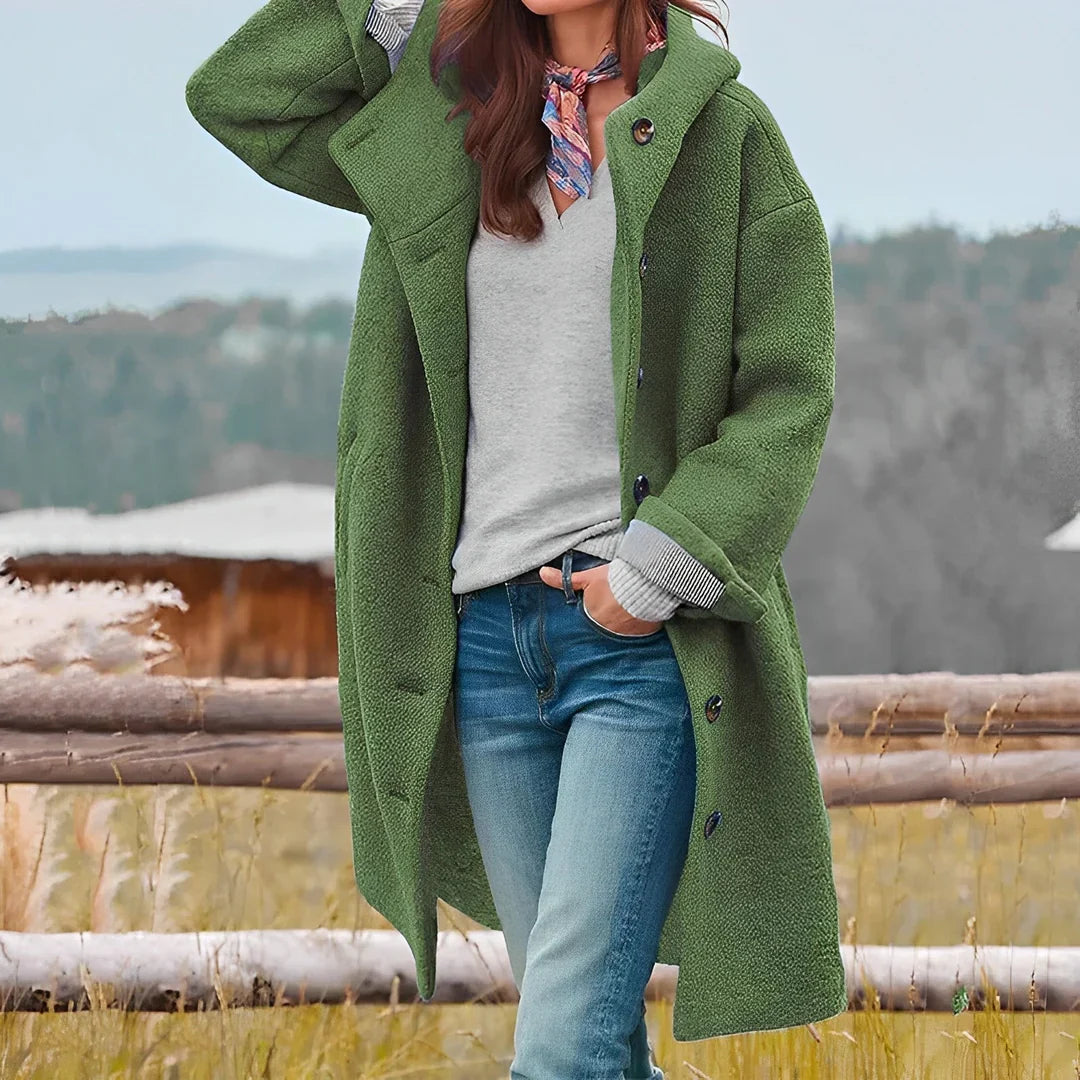 Freja | Cozy mid-length everyday coat