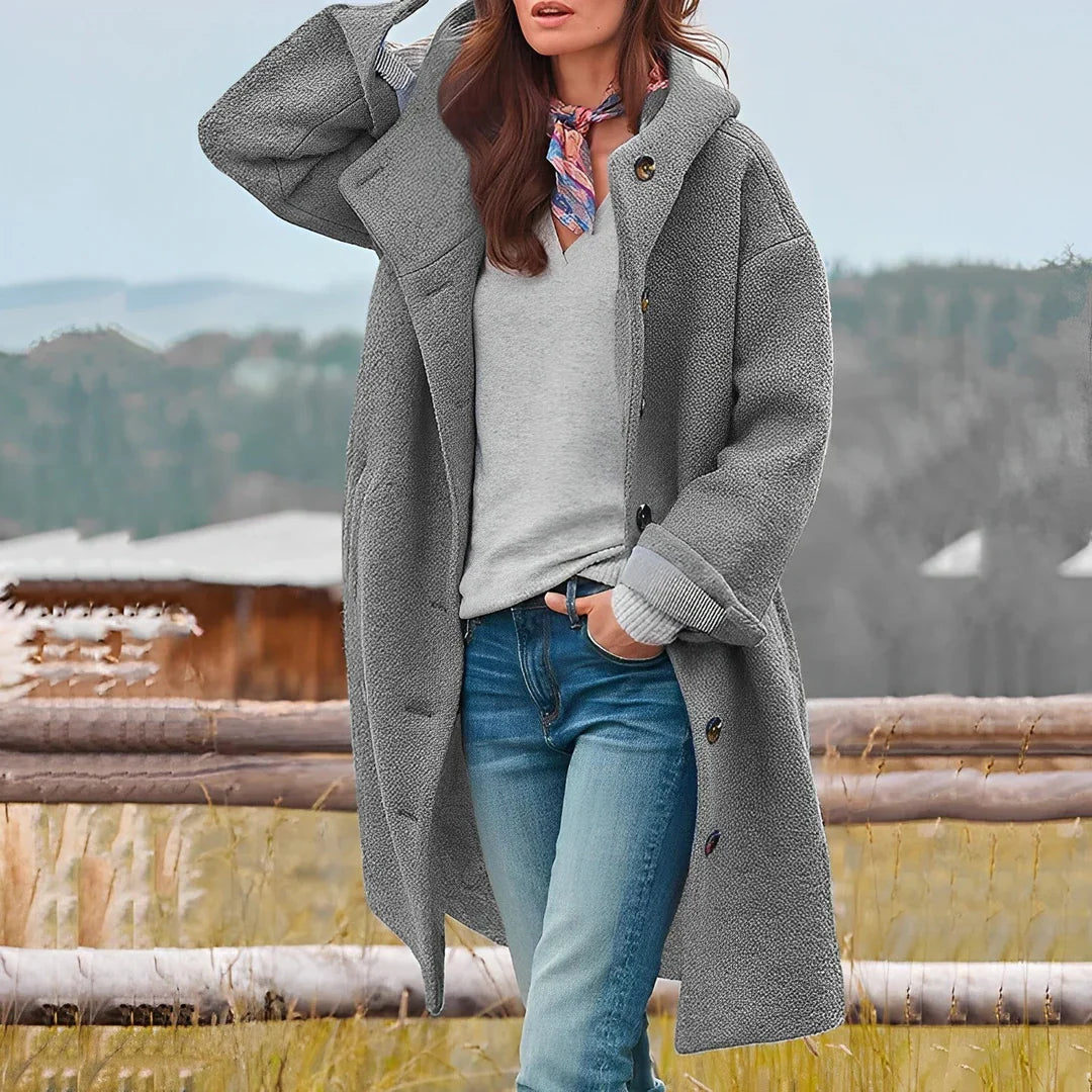 Freja | Cozy mid-length everyday coat