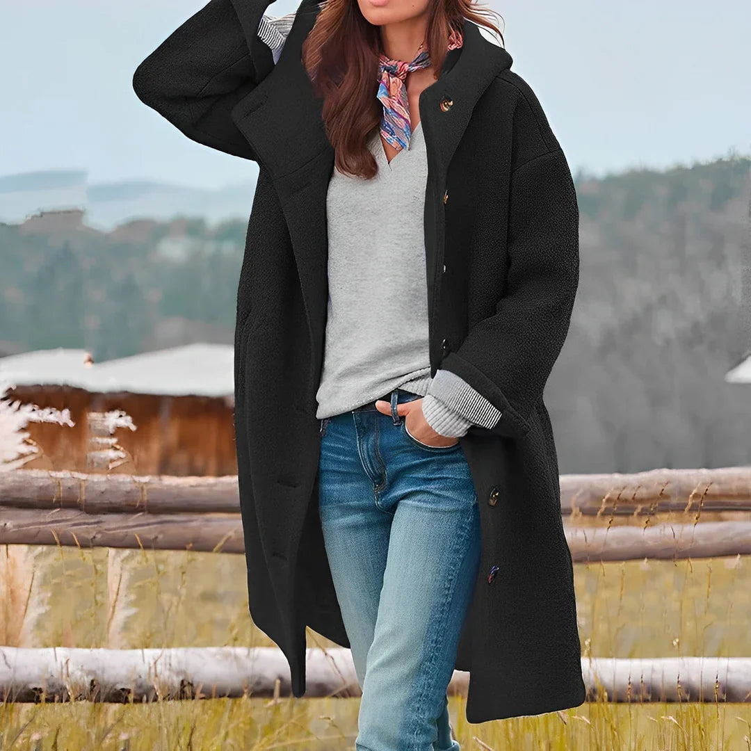 Freja | Cozy mid-length everyday coat
