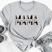 Custom Minimalist Mama Shirt with Kids Name Gift for Mother's Day
