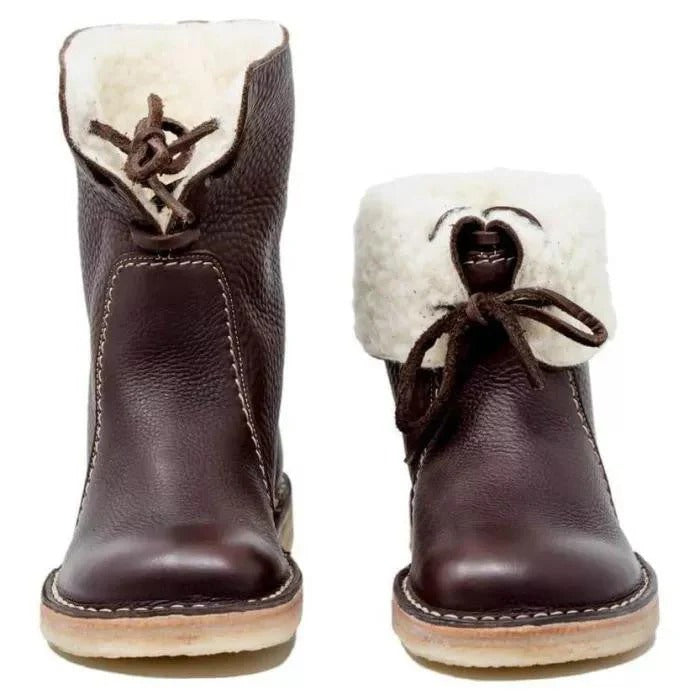FoldTop Lace Boots