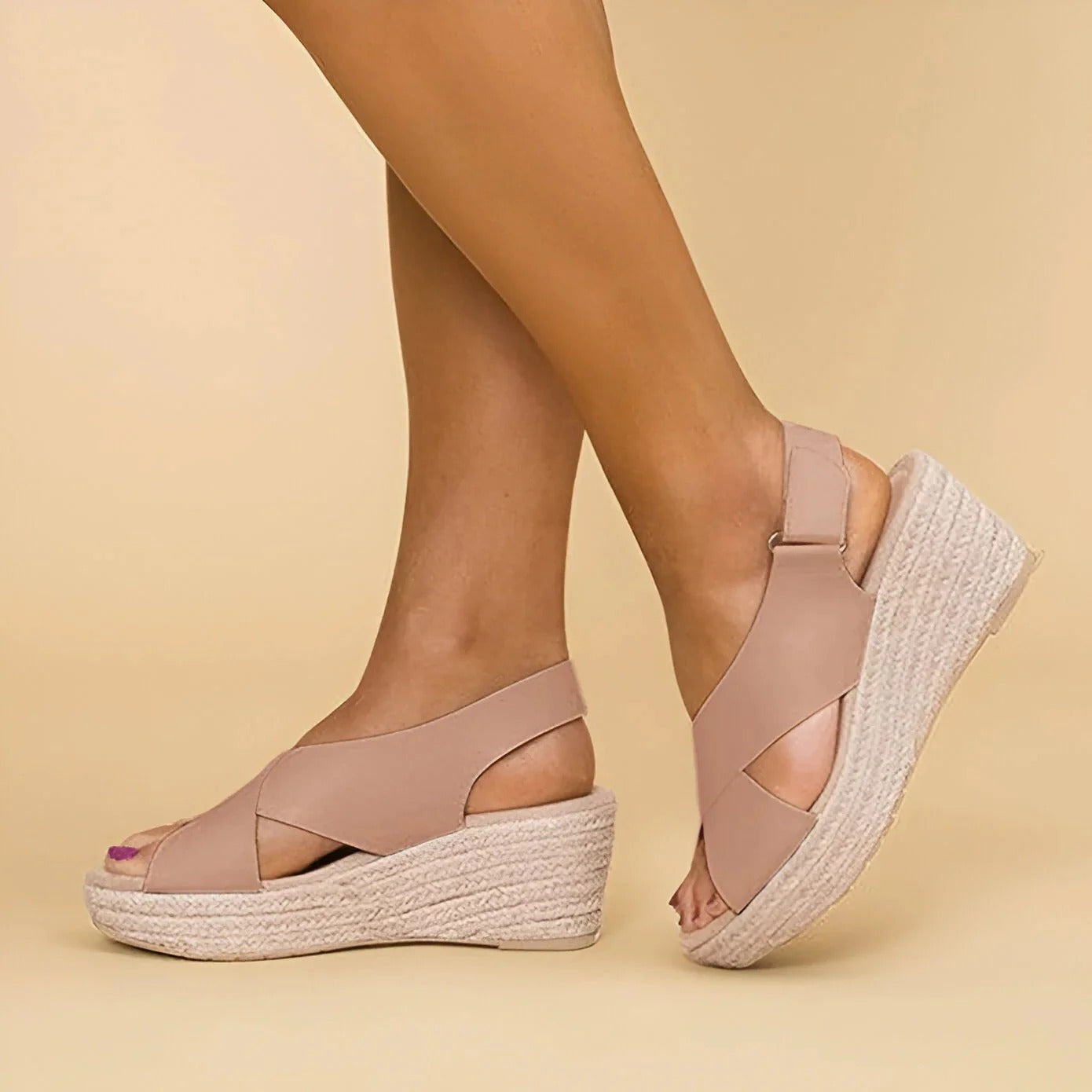 Criss-Cross Espadrille Sandals
