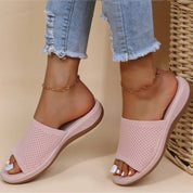 Mesh Slide Sandals