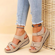 Double Strap Platform Sandals