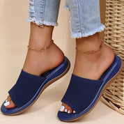 Mesh Slide Sandals
