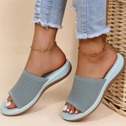 Mesh Slide Sandals