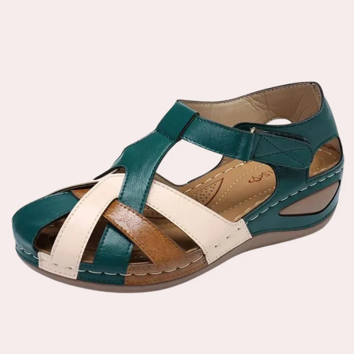 Multi-Strap Closed-Toe Sandal