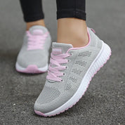 Lace-Up Knit Sneakers