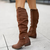 Slouchy Knee-High Boots