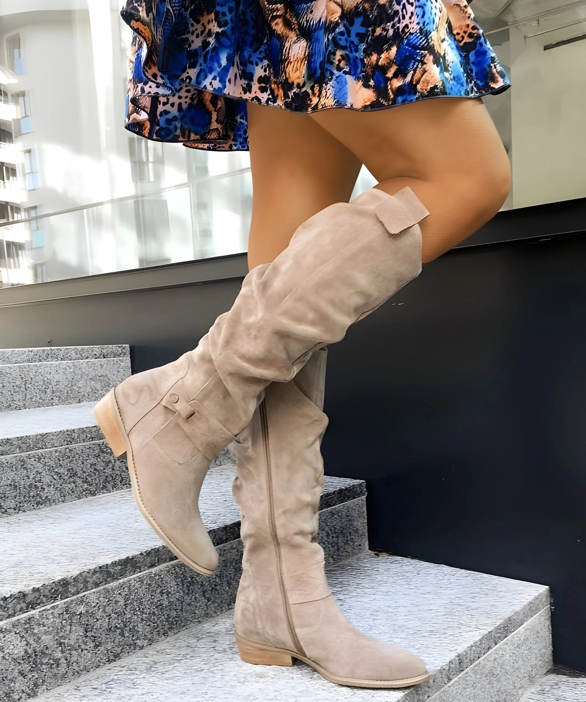 Slouchy Knee-High Boots