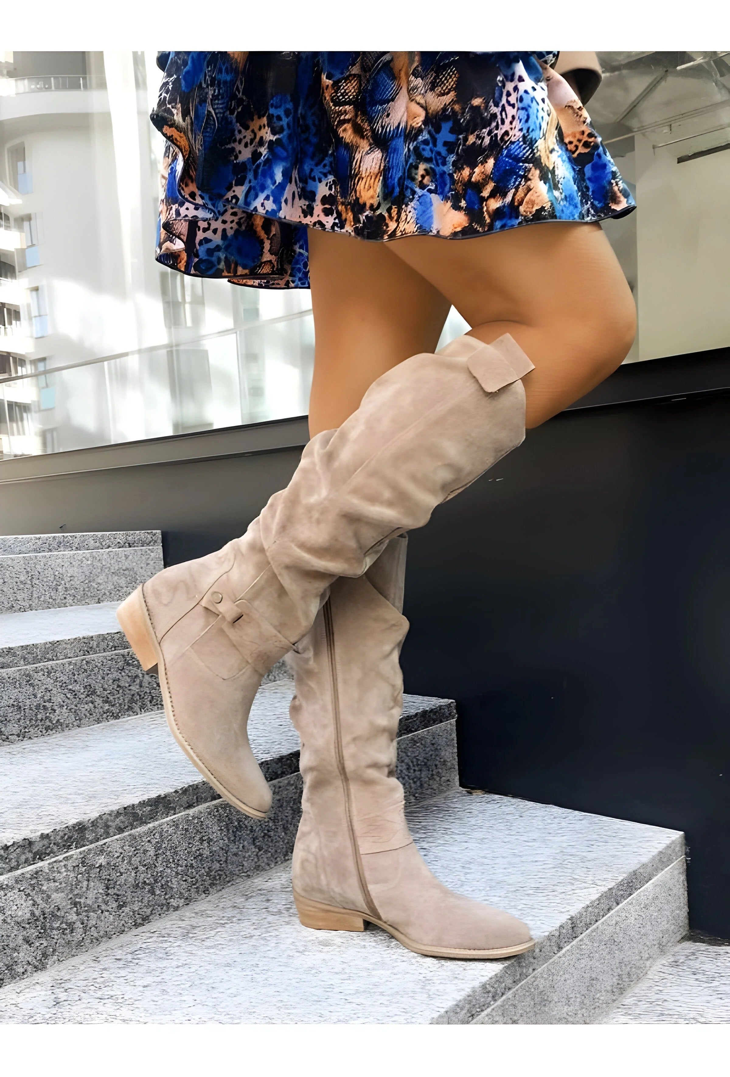 Slouchy Knee-High Boots