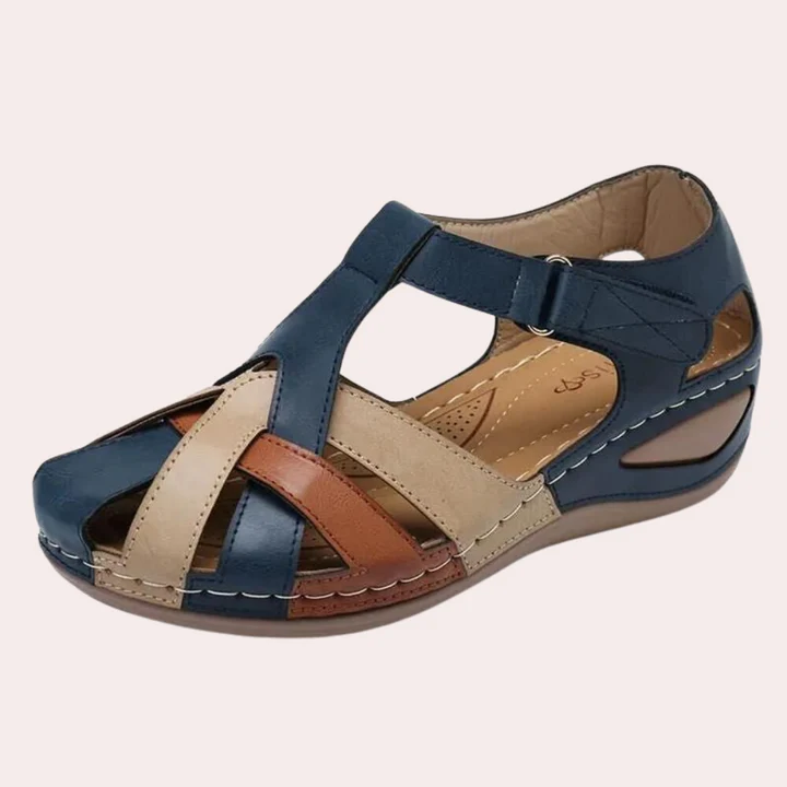 Multi-Strap Closed-Toe Sandal