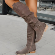 Slouchy Knee-High Boots