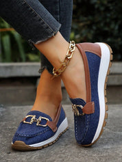 Chain Detail Loafers