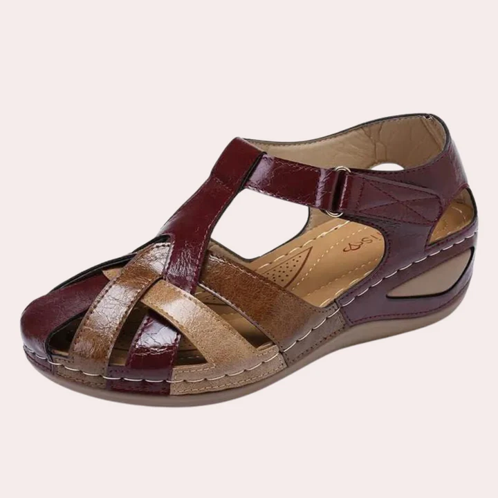 Multi-Strap Closed-Toe Sandal