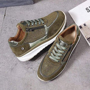 Lace-Up Platform Sneakers