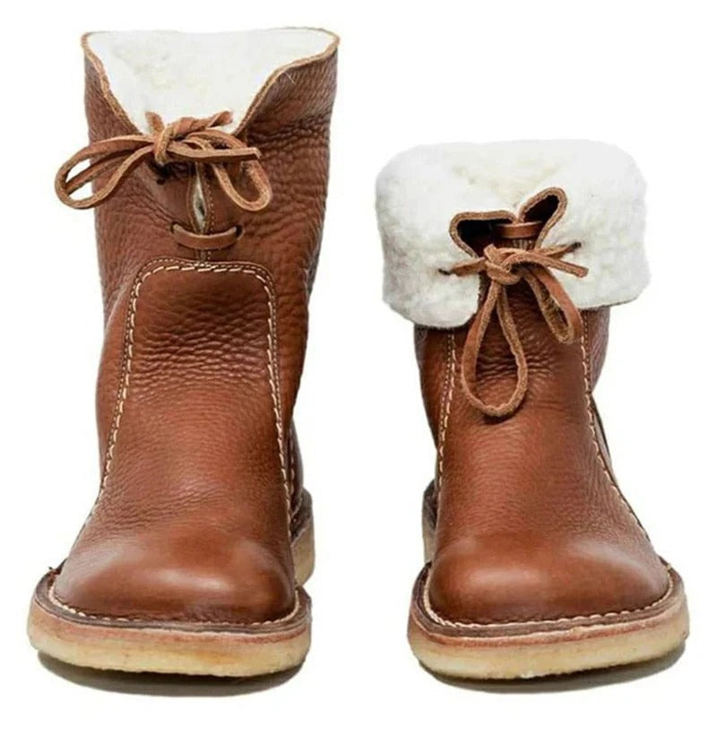 FoldTop Lace Boots