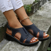 Cutout Slingback Sandals