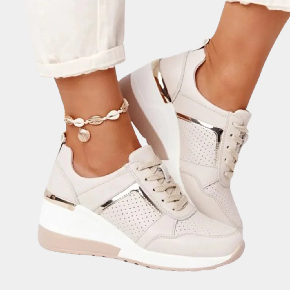 Panel Detail Platform Sneakers