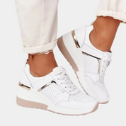 Panel Detail Platform Sneakers