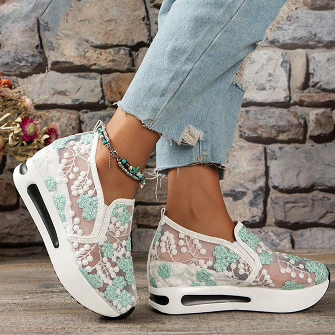 Lace Platform Sneakers