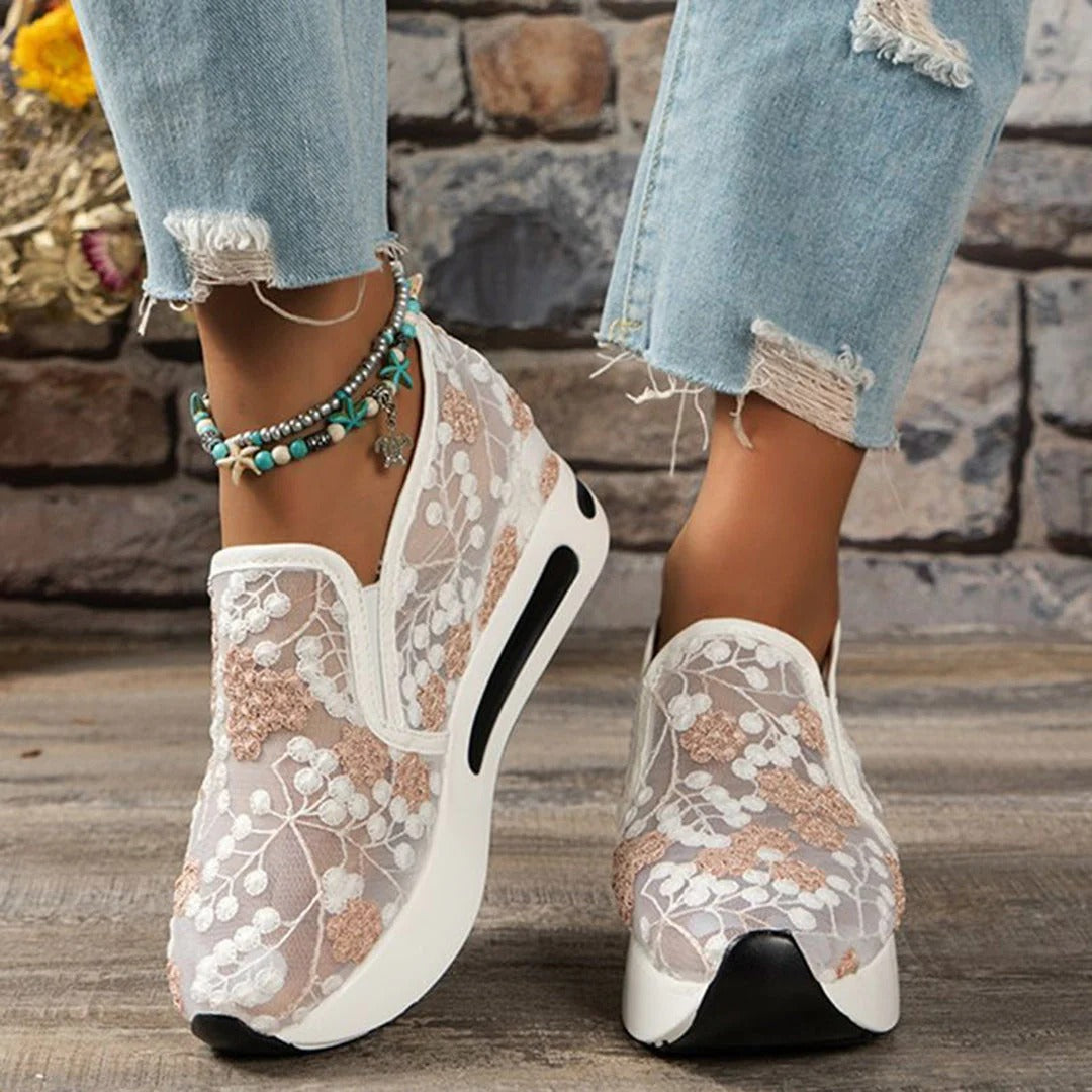 Lace Platform Sneakers
