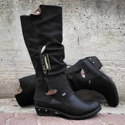 Side Zip Tall Boots