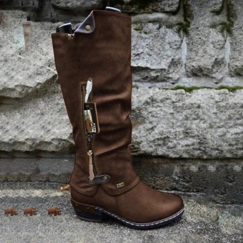 Side Zip Tall Boots