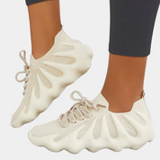 Wave Sole Knit Sneakers