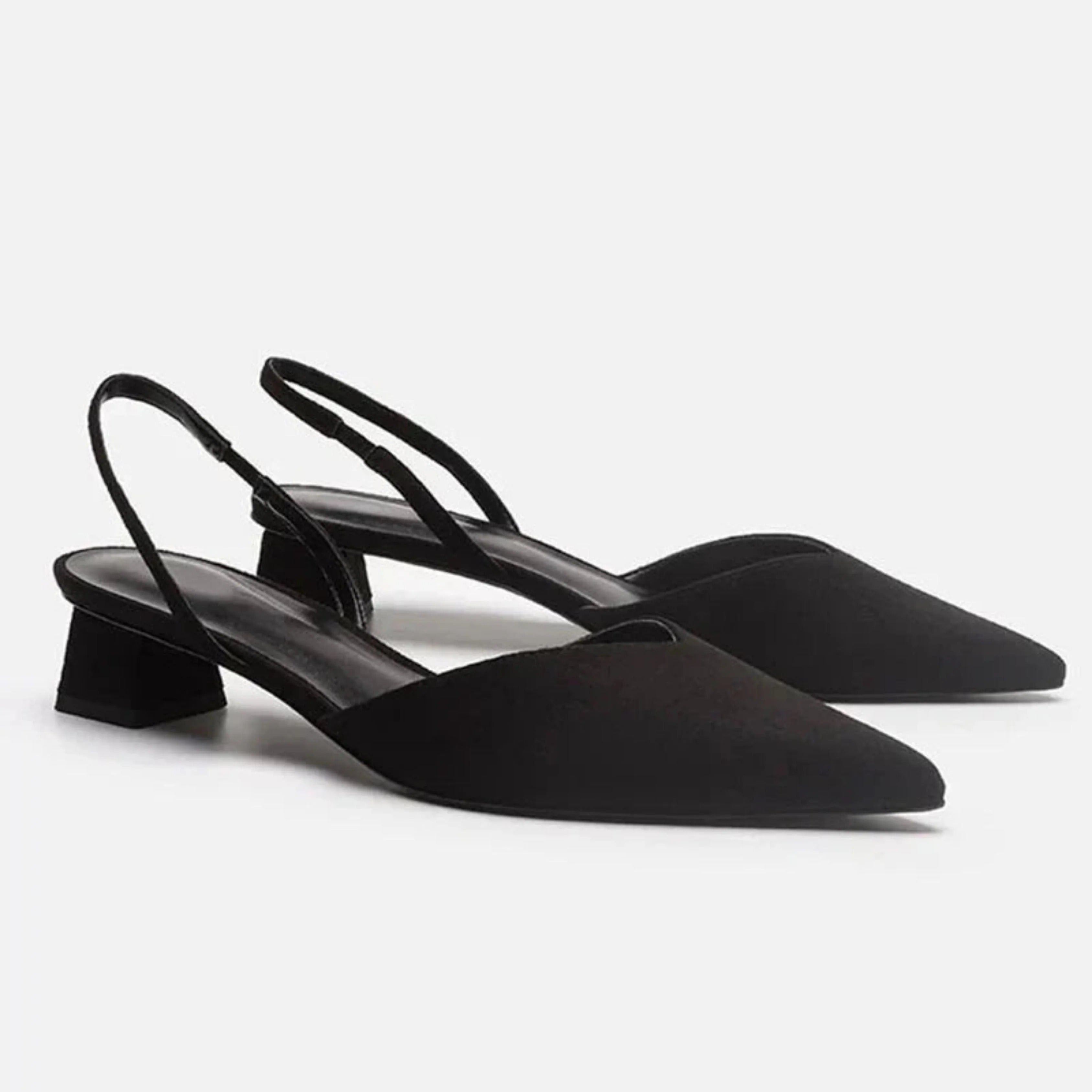 Pointed Slingback Heels