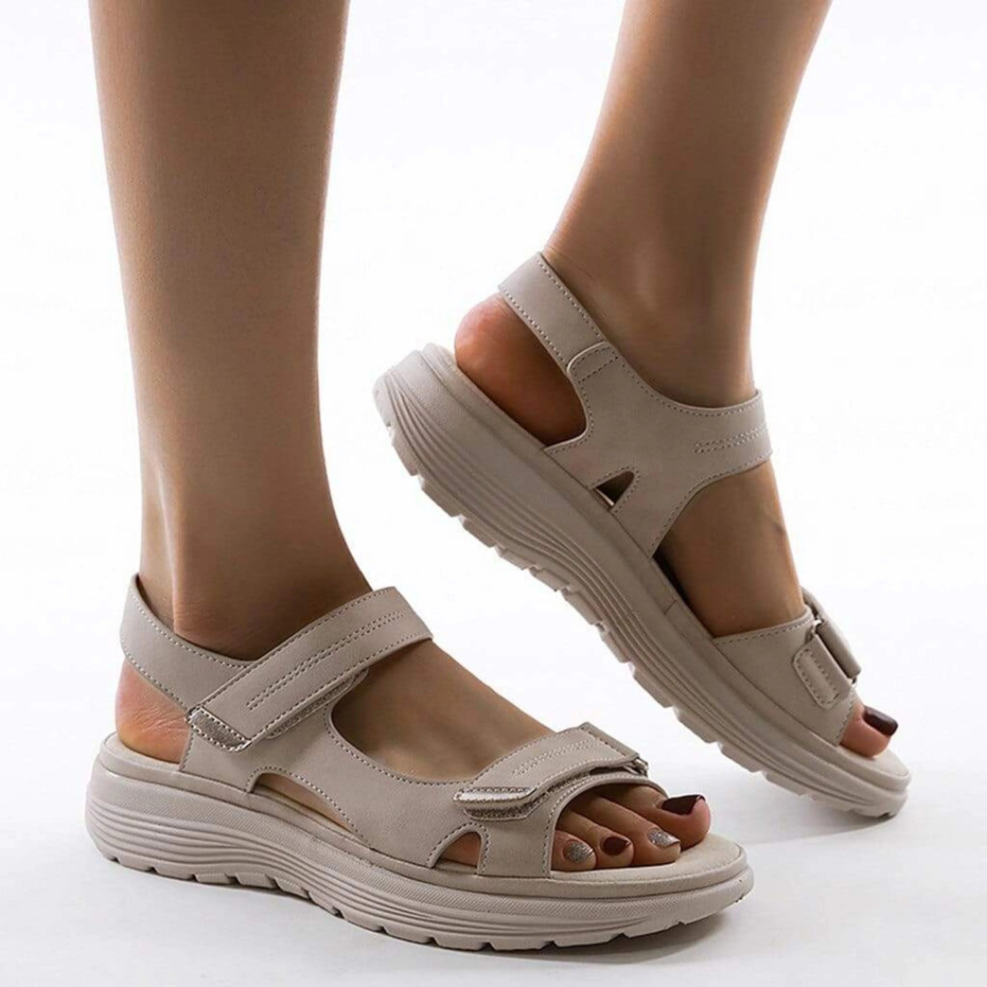 Double Strap Open-Toe Sport Sandals