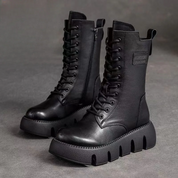 Chunky Platform Combat Boots
