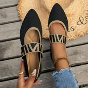 Checker Knit Flats