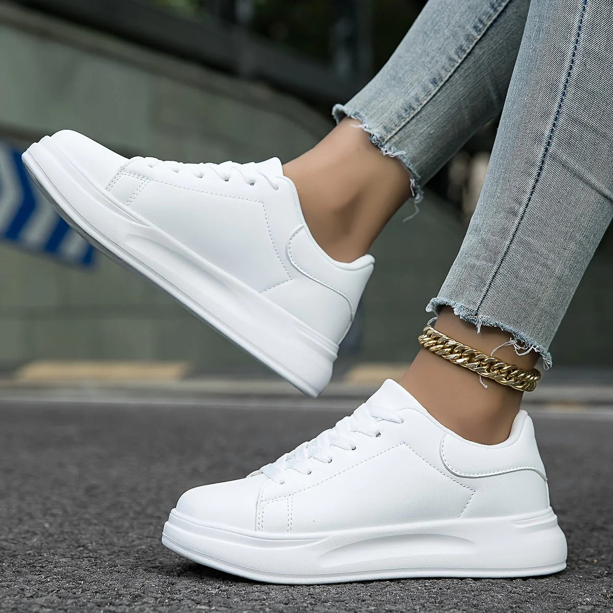 Minimalist Platform Sneakers